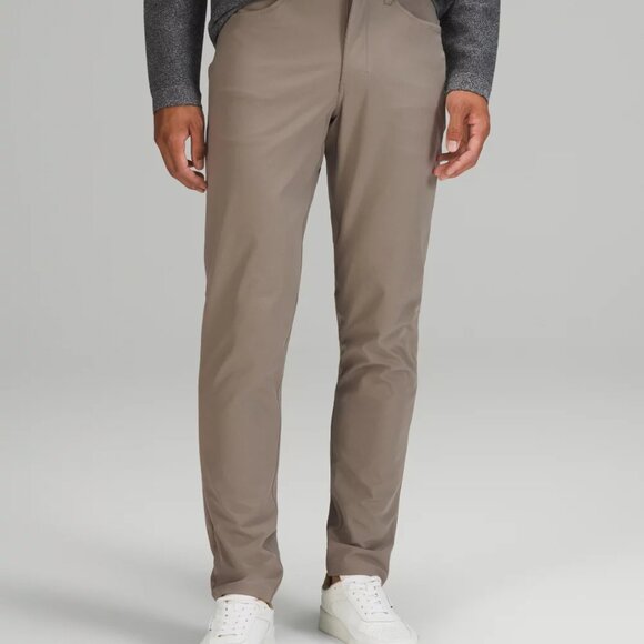 Lululemon Men's Taupe ABC Round Pocket Slim Fit Casual Chino Pants Size 38
